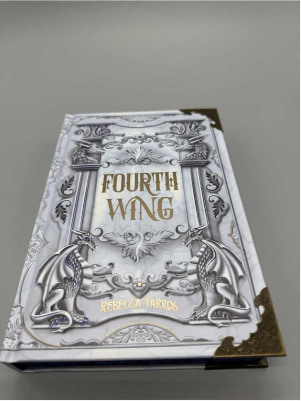Fourth Wing Bookish Box w/ Art Overlay Rebecca Yarros (Not Signed)
